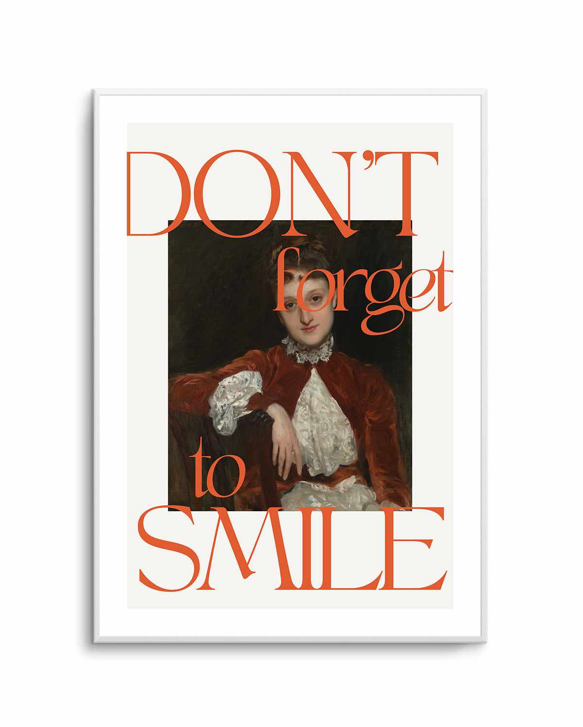 Dont forget to smile | Art Print from Olive et Oriel where you can shop wallpaper and artworks online