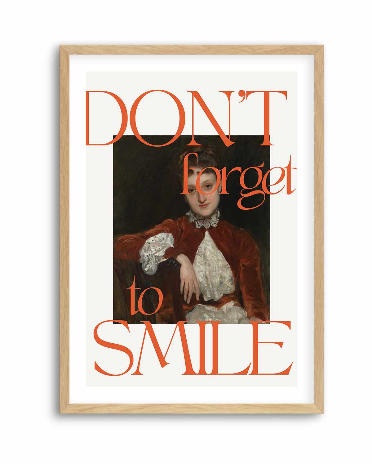 Dont forget to smile | Art Print from Olive et Oriel where you can shop wallpaper and artworks online