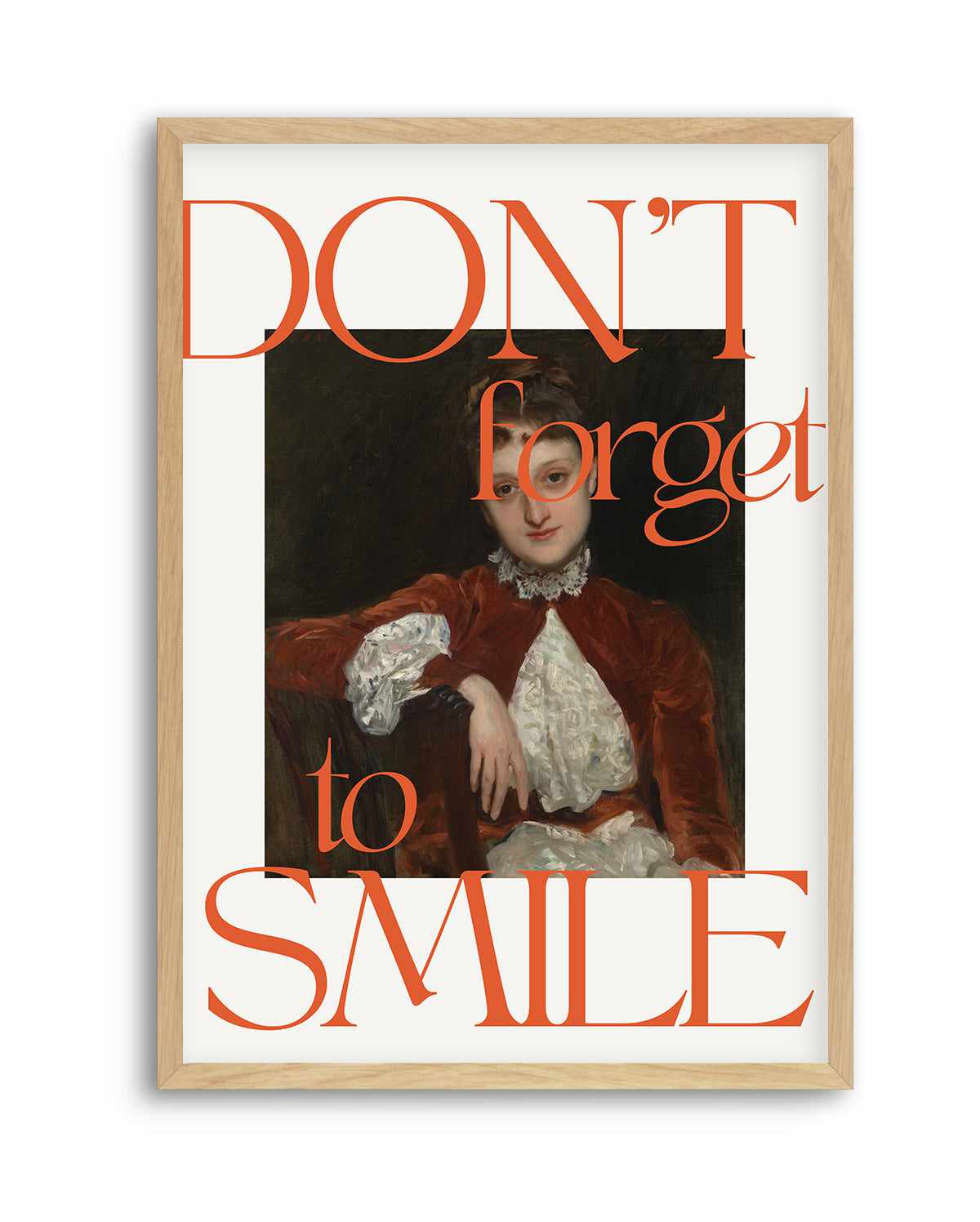 Dont forget to smile | Art Print from Olive et Oriel where you can shop wallpaper and artworks online