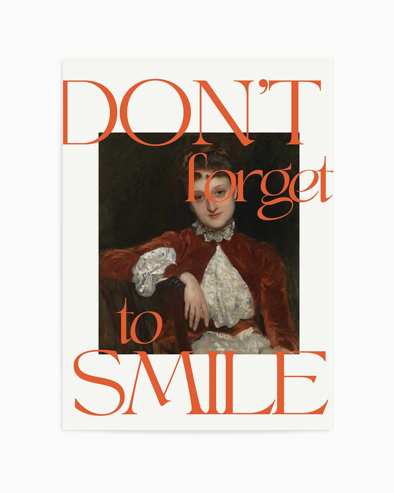 Dont forget to smile | Art Print from Olive et Oriel where you can shop wallpaper and artworks online
