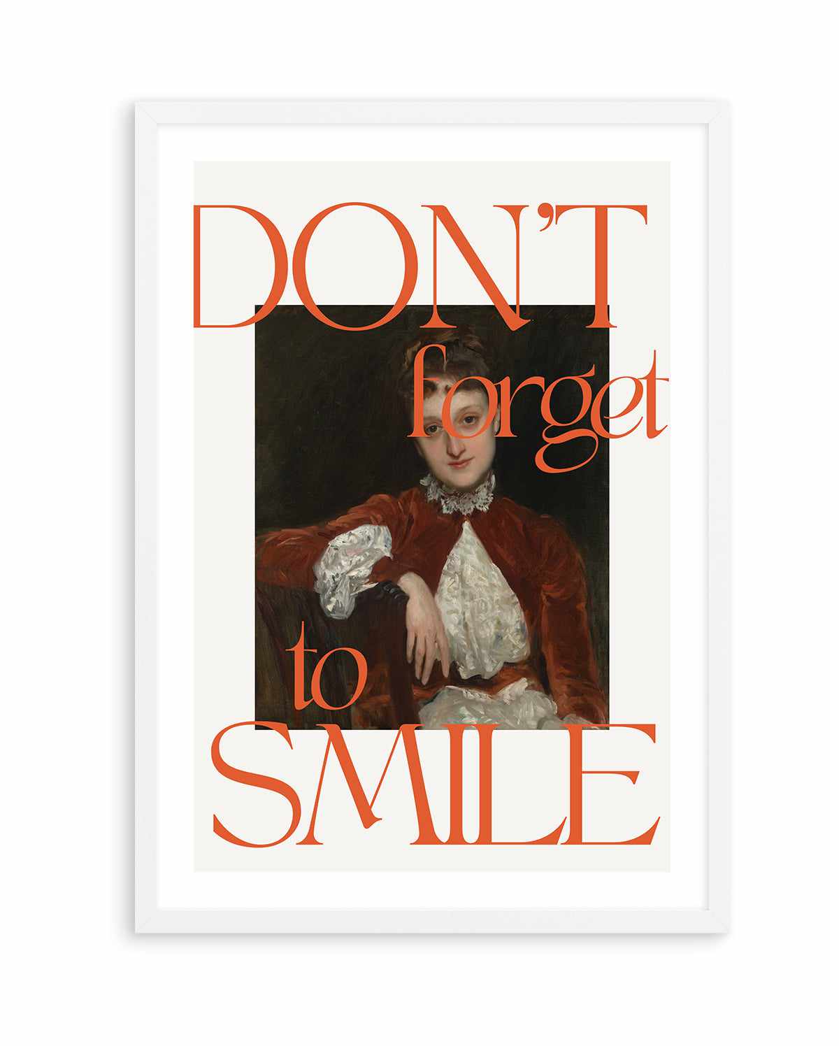 Dont forget to smile | Art Print from Olive et Oriel where you can shop wallpaper and artworks online