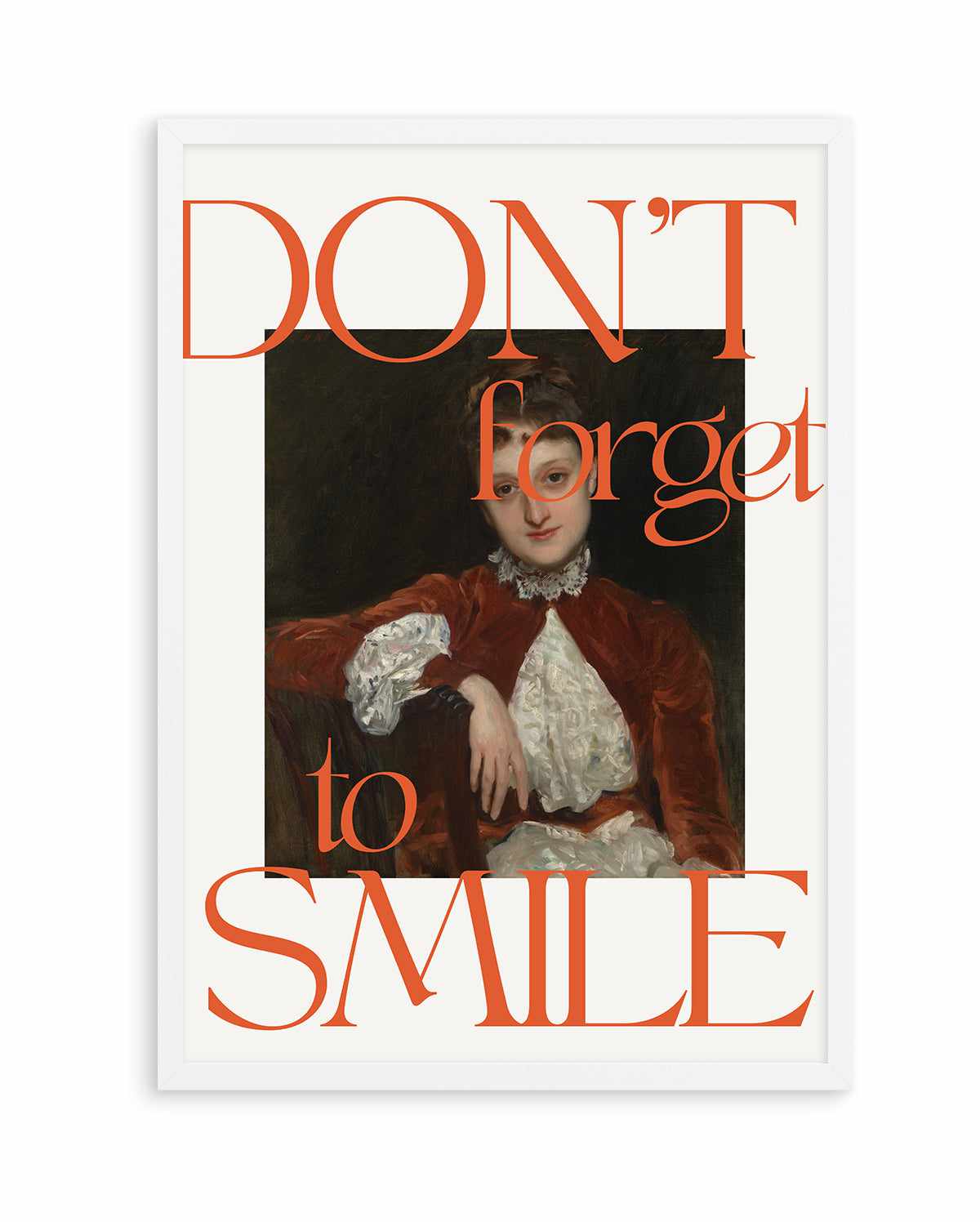 Dont forget to smile | Art Print from Olive et Oriel where you can shop wallpaper and artworks online