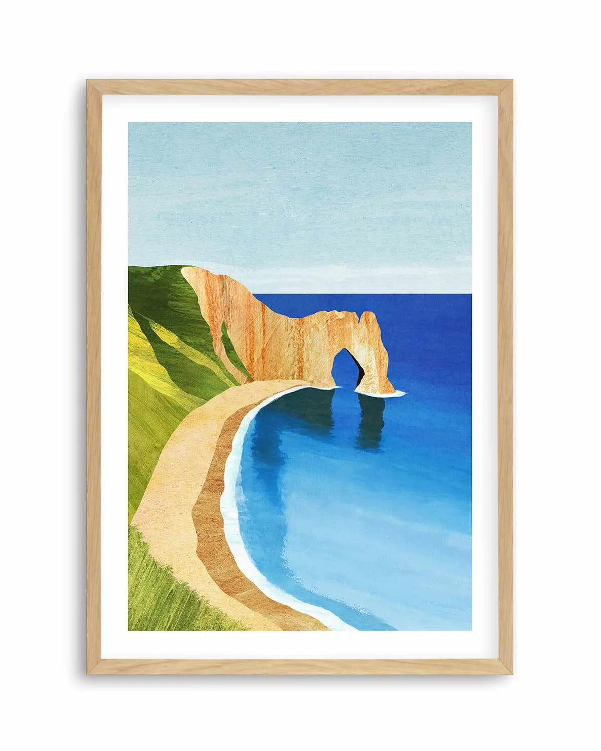 Dorset Beach by Henry Rivers Art Print from Olive et Oriel where you can shop wallpaper and artworks online