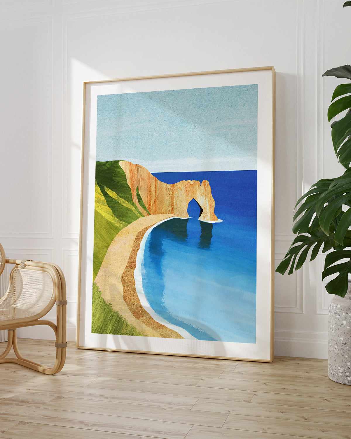 Dorset Beach by Henry Rivers Art Print