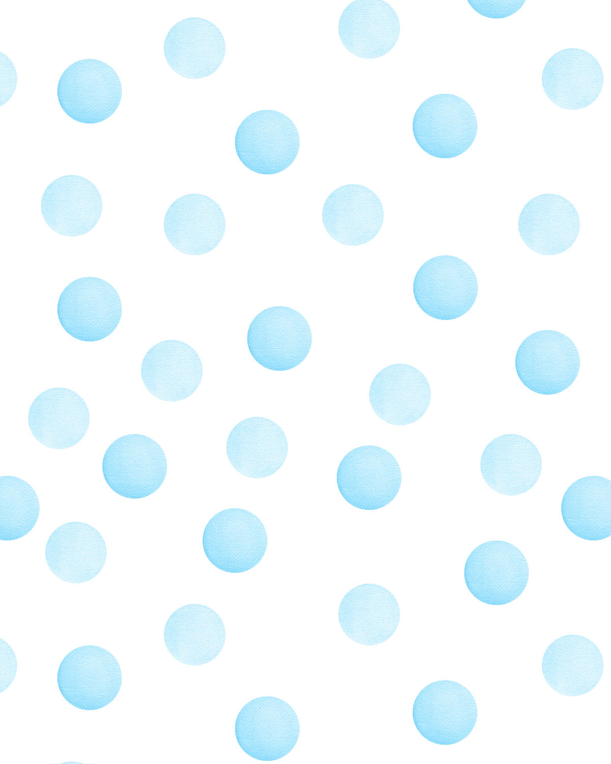 Dots in Aqua Blue Commercial Vinyl Wallpaper