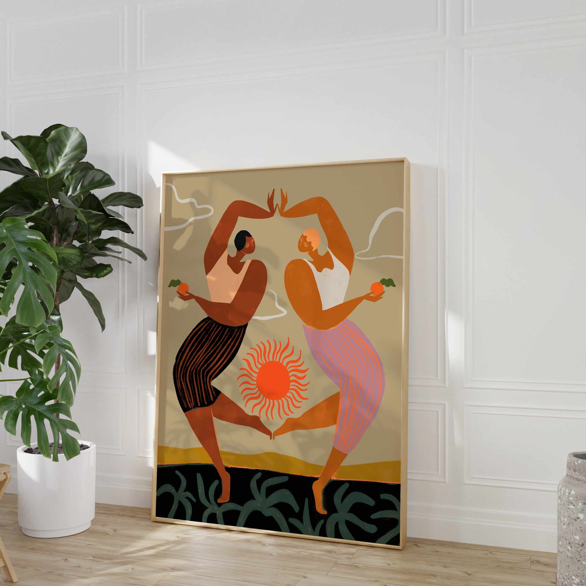 Double Power by Arty Guava | Art Print from Olive et Oriel where you can shop wallpaper and artworks online