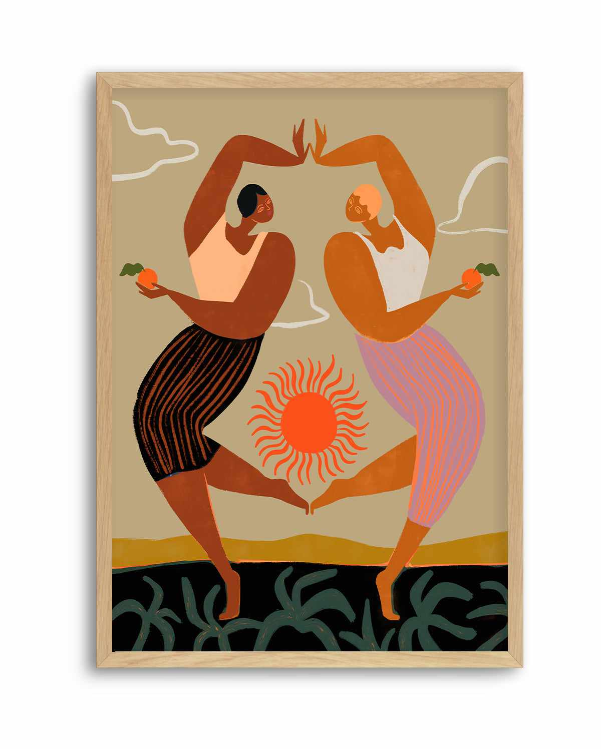 Double Power by Arty Guava | Art Print from Olive et Oriel where you can shop wallpaper and artworks online