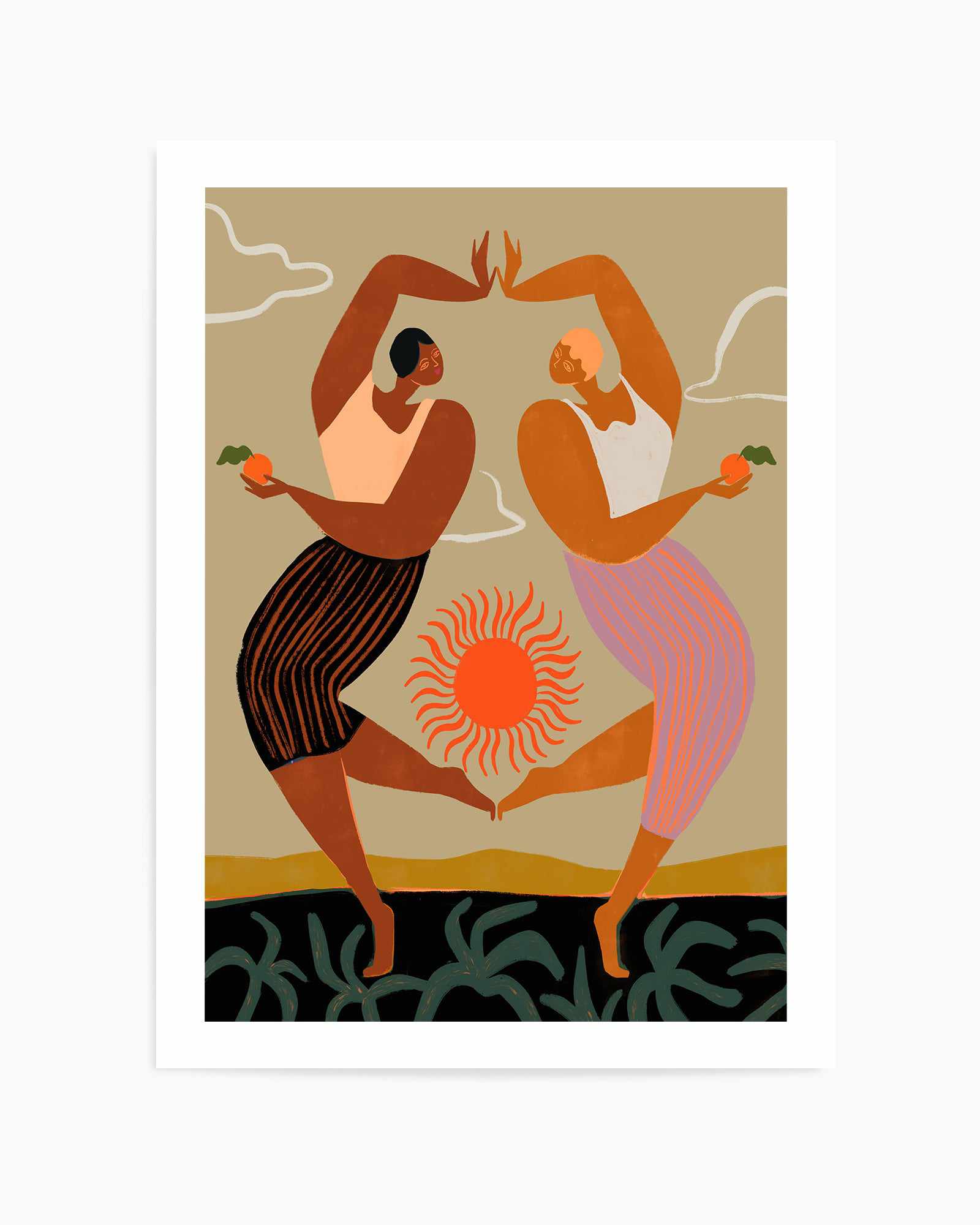 Double Power by Arty Guava | Art Print from Olive et Oriel where you can shop wallpaper and artworks online