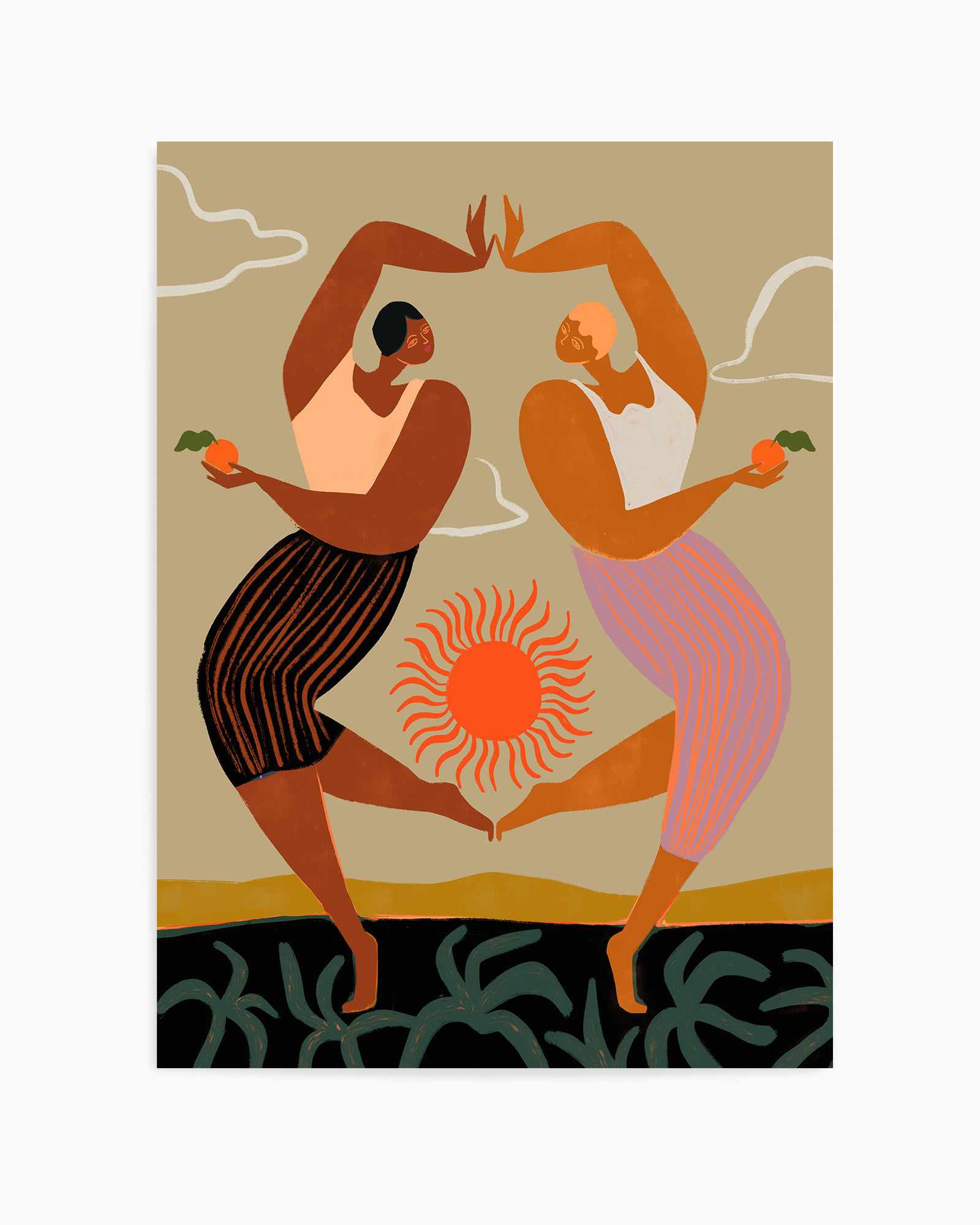 Double Power by Arty Guava | Art Print from Olive et Oriel where you can shop wallpaper and artworks online