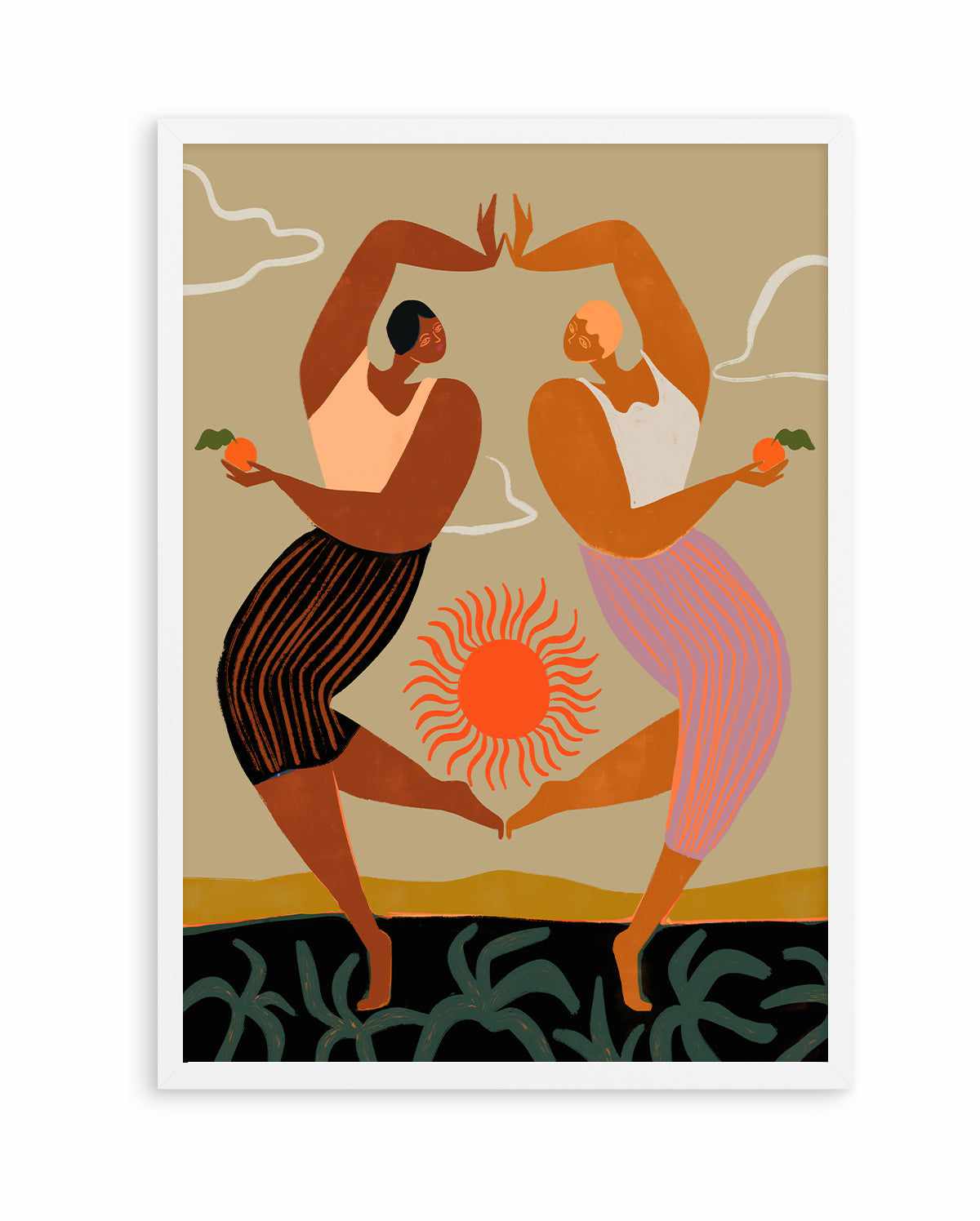 Double Power by Arty Guava | Art Print from Olive et Oriel where you can shop wallpaper and artworks online