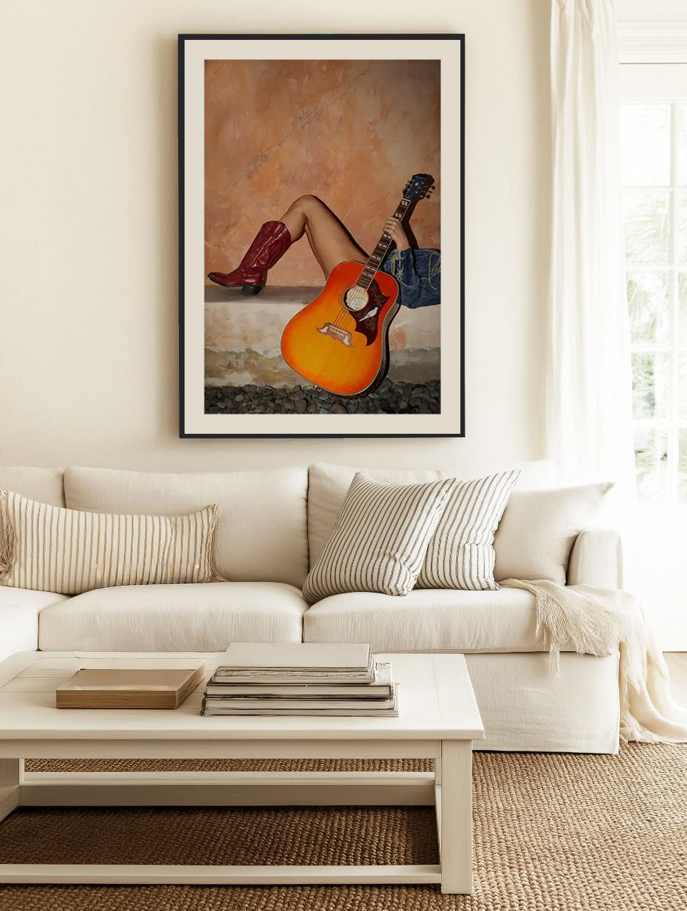 Dove Strings I by Amy Hallam Art Print
