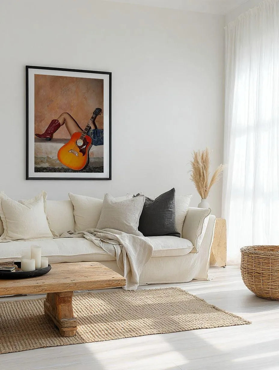 Dove Strings I by Amy Hallam Art Print from Olive et Oriel where you can shop wallpaper and artworks online