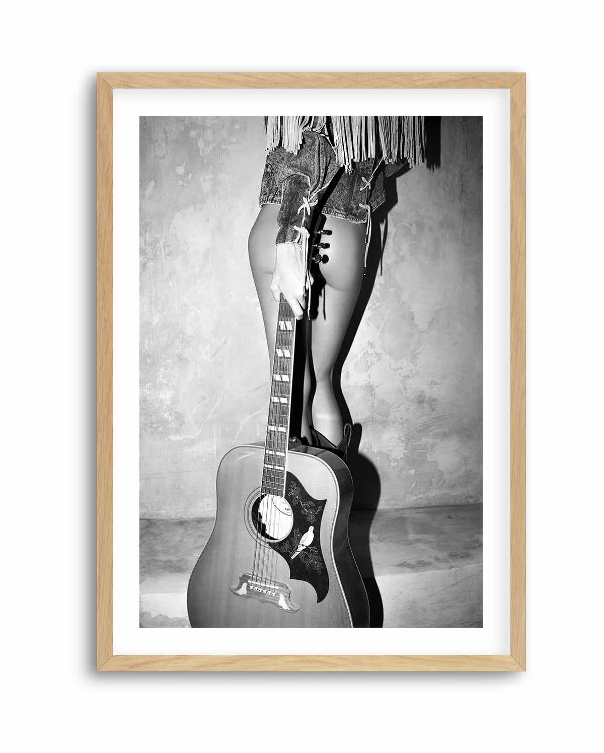 Dove Strings II B&W by Amy Hallam | Art Print