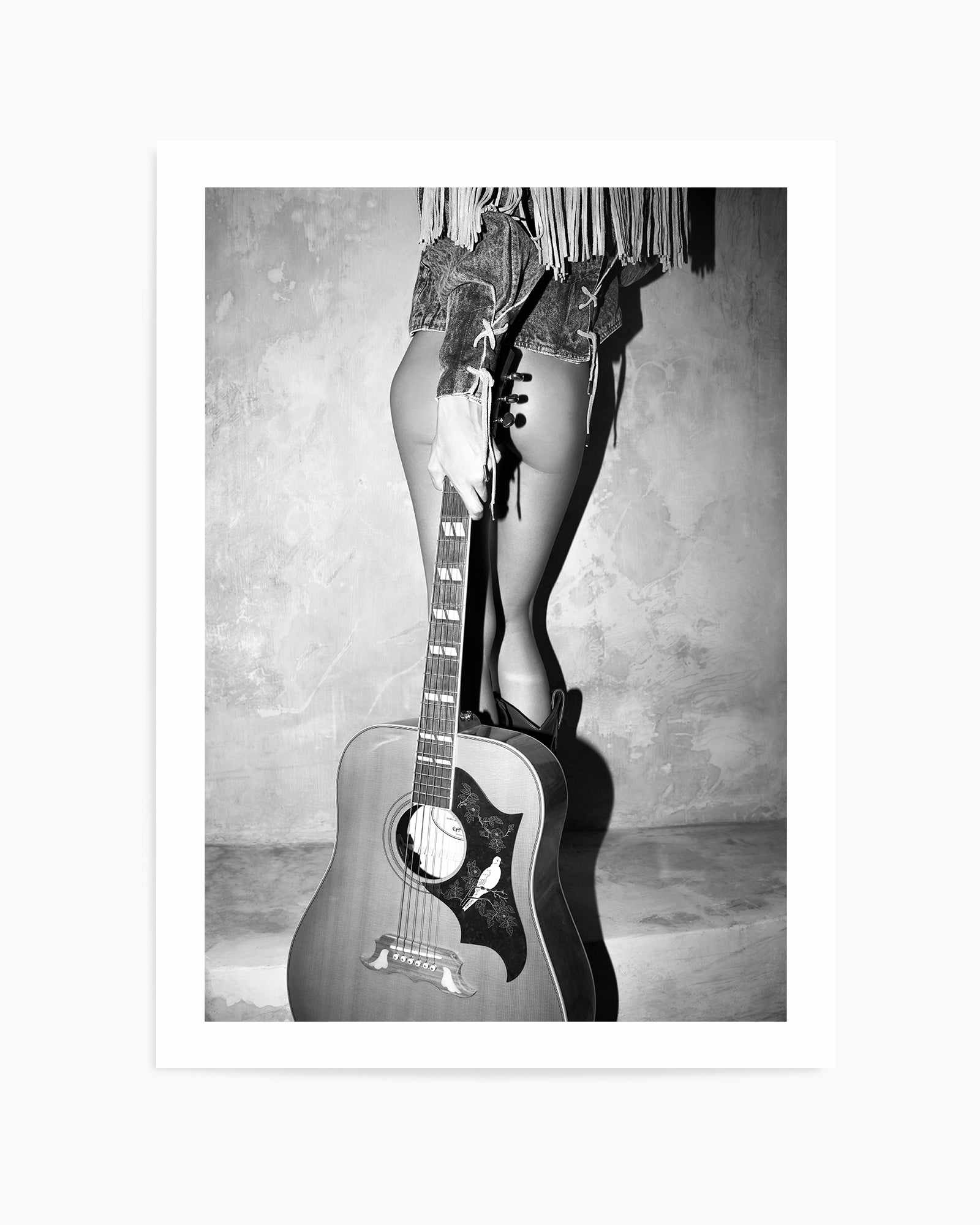 Dove Strings II B&W by Amy Hallam | Art Print