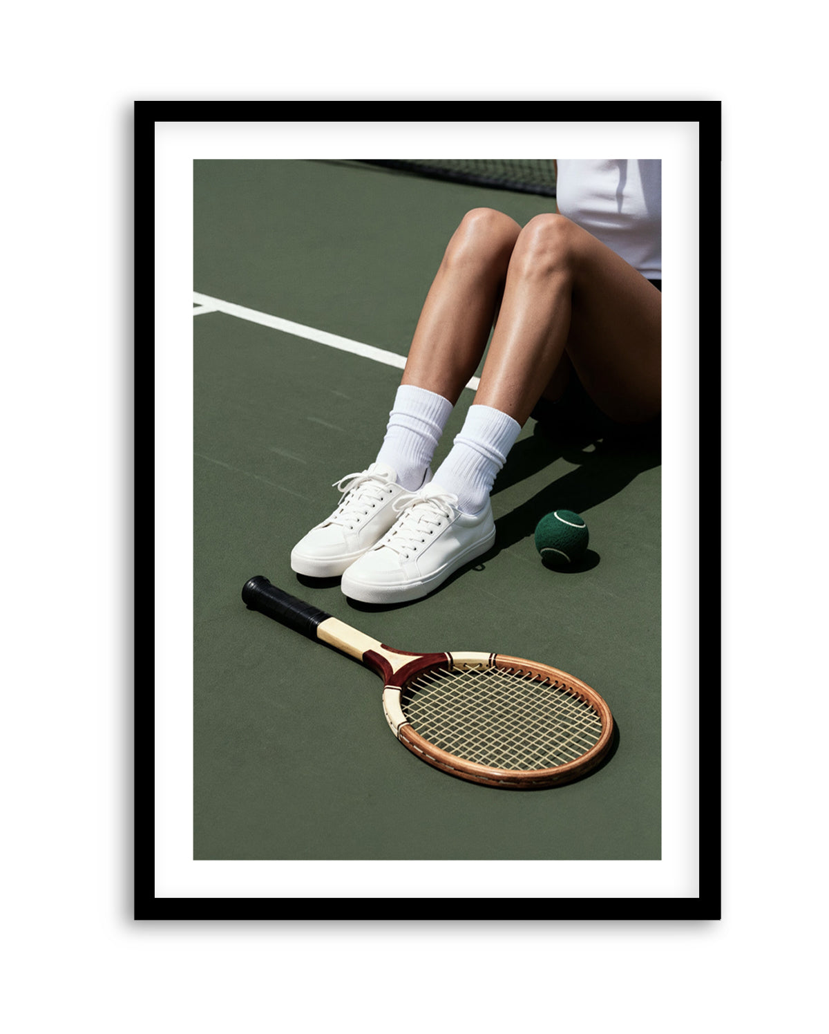 Down At The Tennis Royale | Art Print from Olive et Oriel where you can shop wallpaper and artworks online