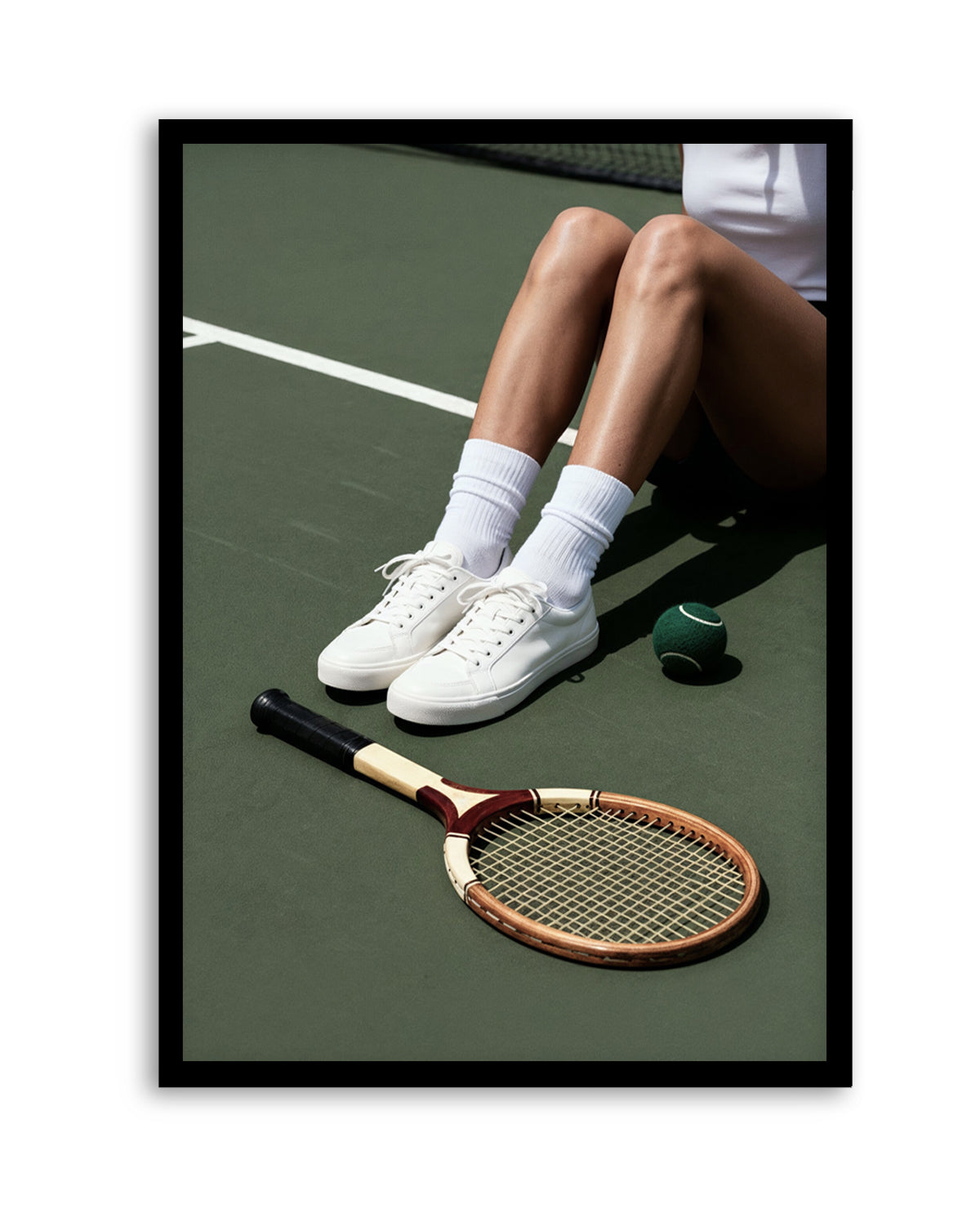 Down At The Tennis Royale | Art Print from Olive et Oriel where you can shop wallpaper and artworks online