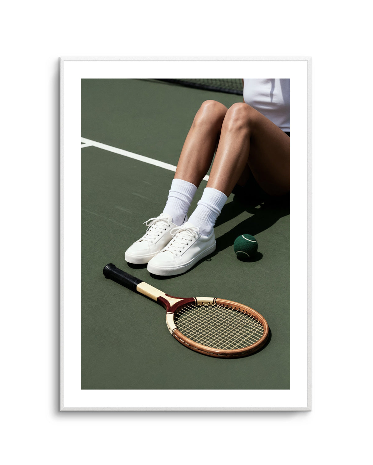 Down At The Tennis Royale | Art Print from Olive et Oriel where you can shop wallpaper and artworks online