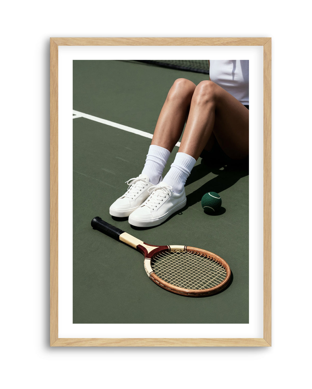 Down At The Tennis Royale | Art Print from Olive et Oriel where you can shop wallpaper and artworks online