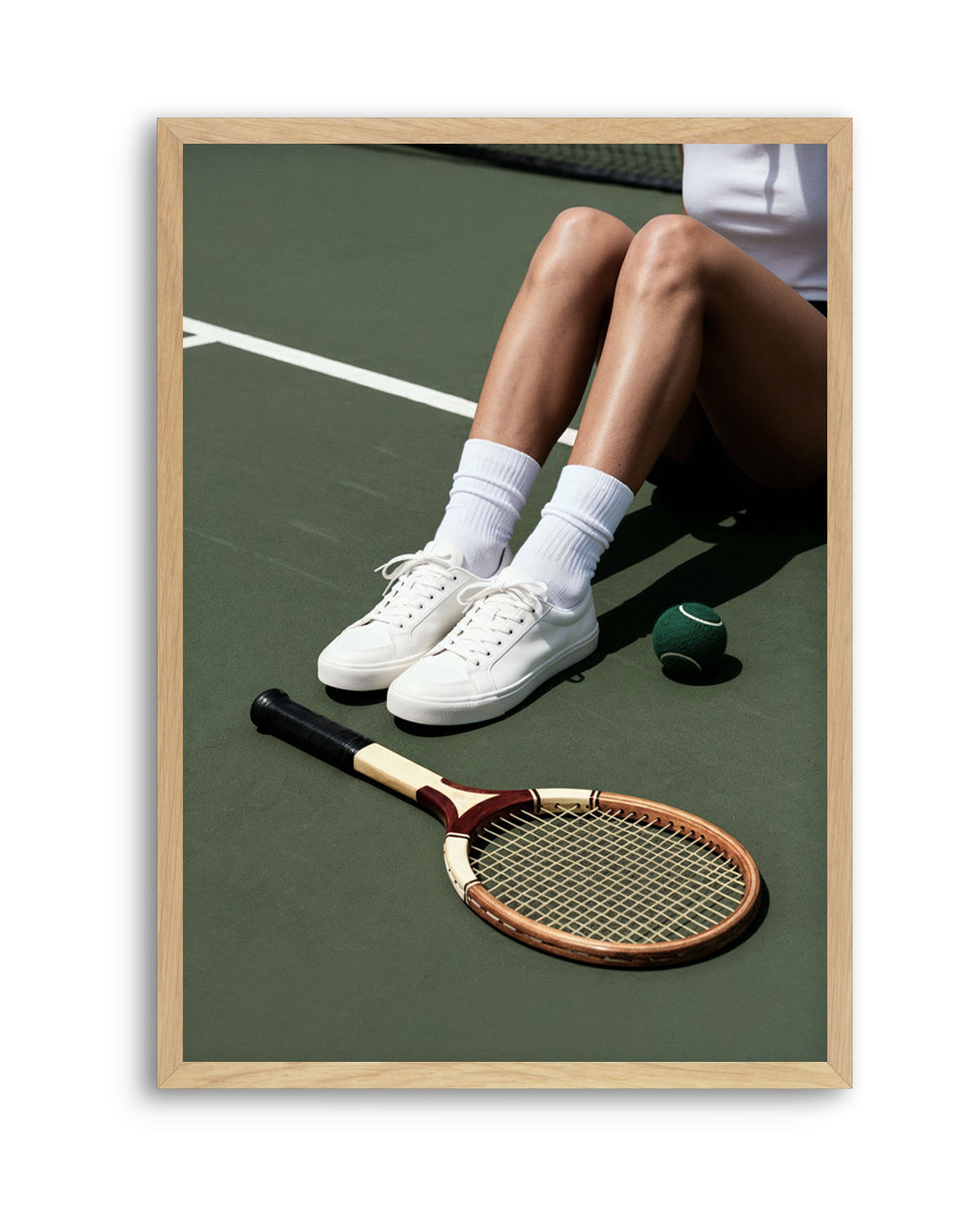 Down At The Tennis Royale | Art Print from Olive et Oriel where you can shop wallpaper and artworks online