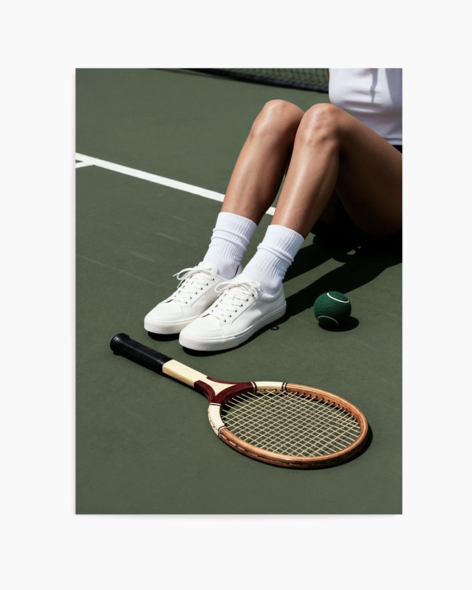 Down At The Tennis Royale | Art Print from Olive et Oriel where you can shop wallpaper and artworks online