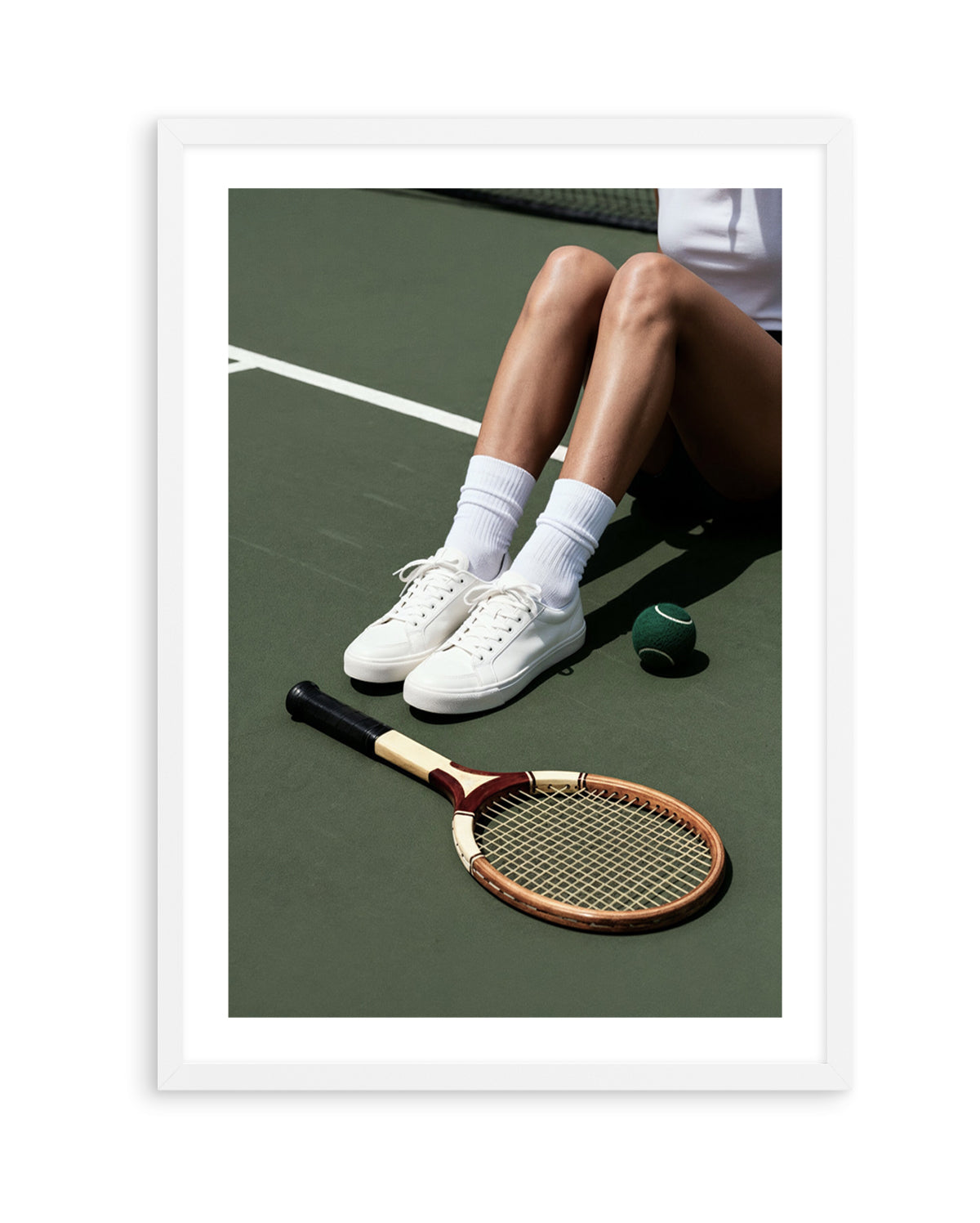 Down At The Tennis Royale | Art Print from Olive et Oriel where you can shop wallpaper and artworks online