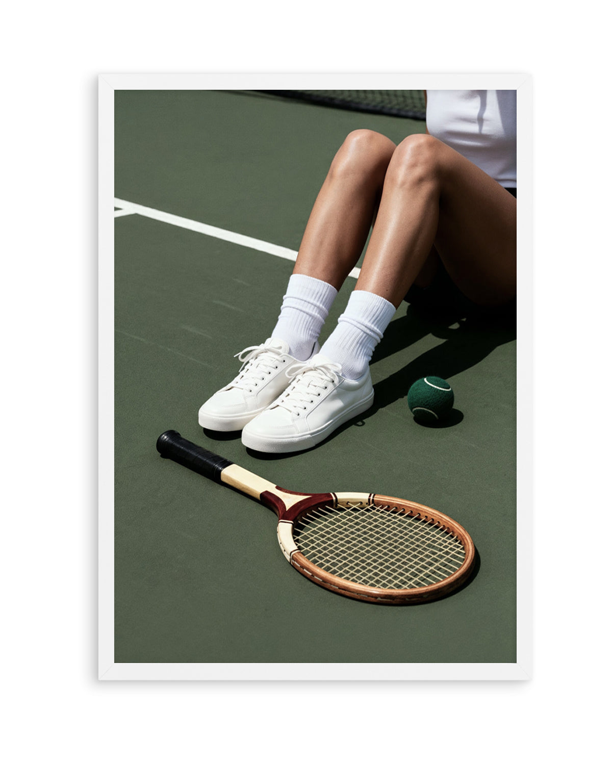 Down At The Tennis Royale | Art Print from Olive et Oriel where you can shop wallpaper and artworks online