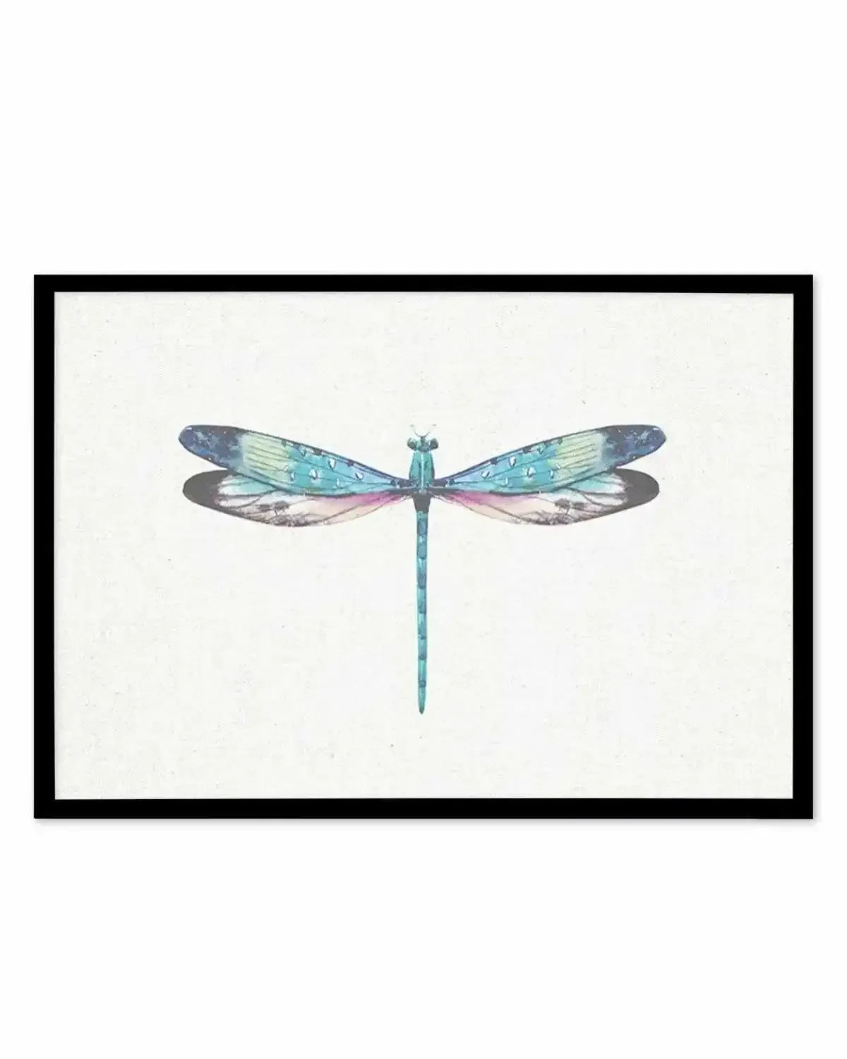 Dragonfly on Linen I Art Print from Olive et Oriel where you can shop wallpaper and artworks online