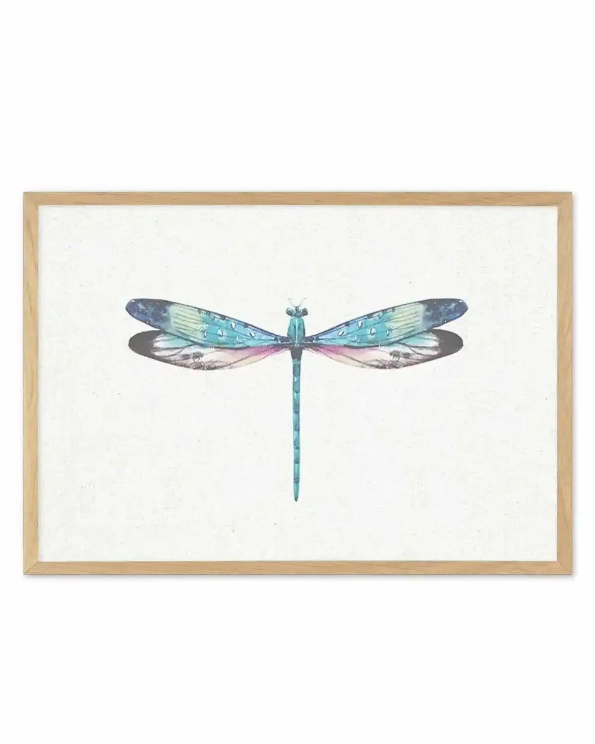 Dragonfly on Linen I Art Print from Olive et Oriel where you can shop wallpaper and artworks online