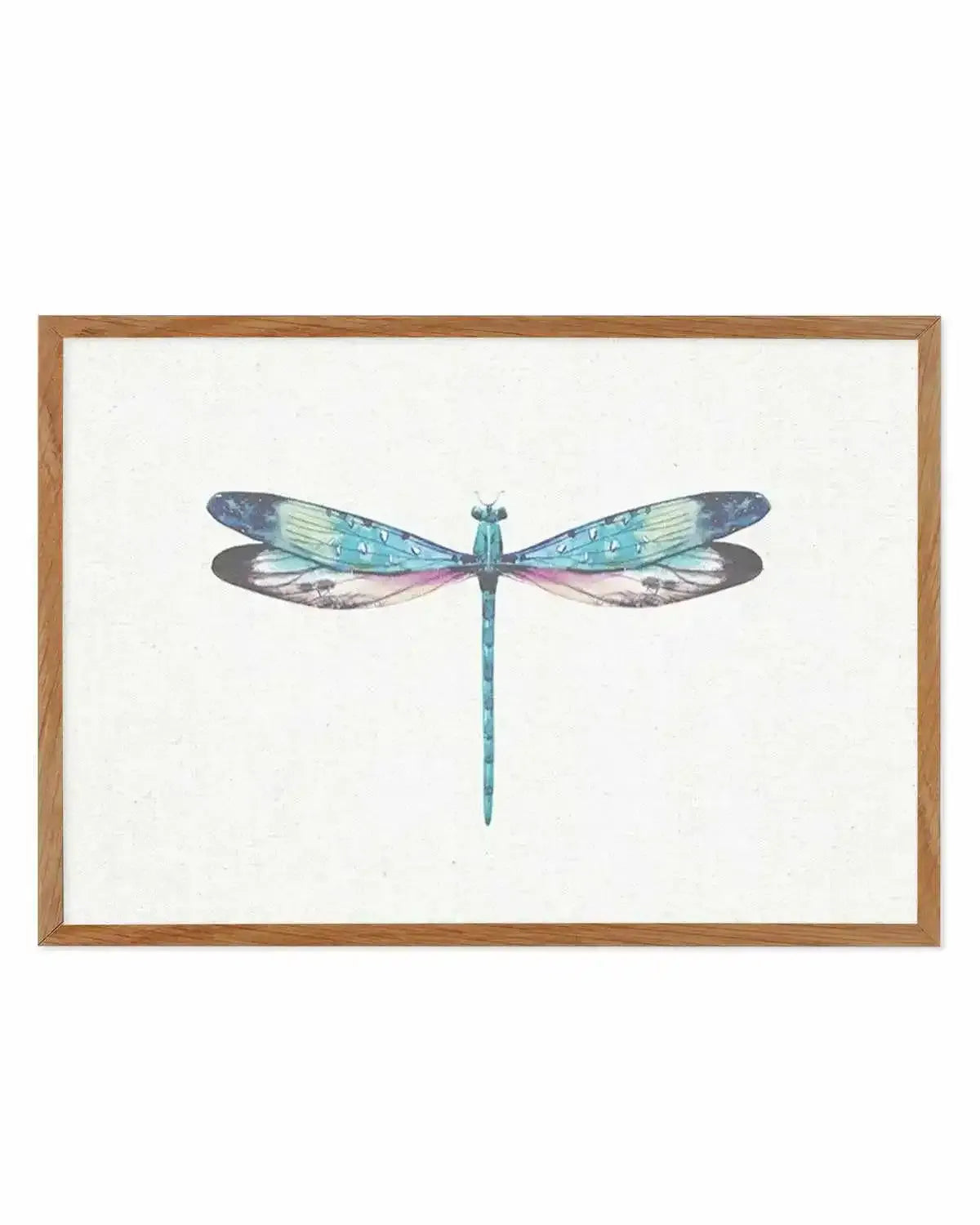 Dragonfly on Linen I Art Print from Olive et Oriel where you can shop wallpaper and artworks online