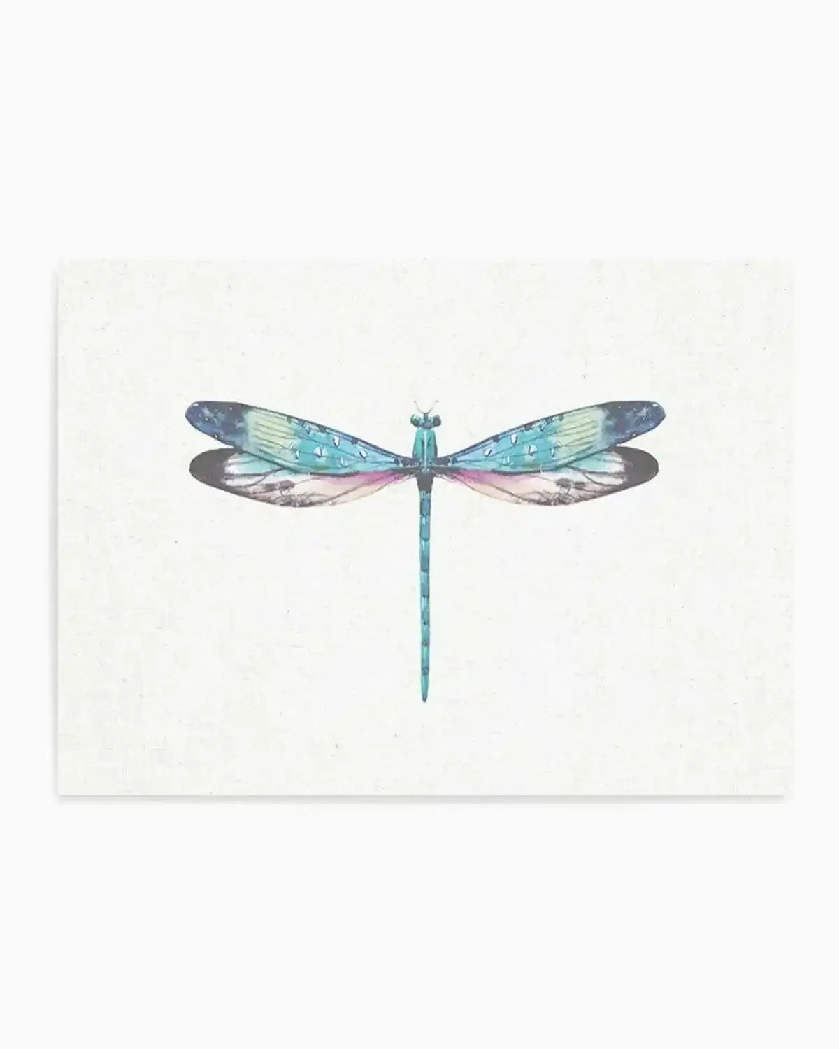 Dragonfly on Linen I Art Print from Olive et Oriel where you can shop wallpaper and artworks online