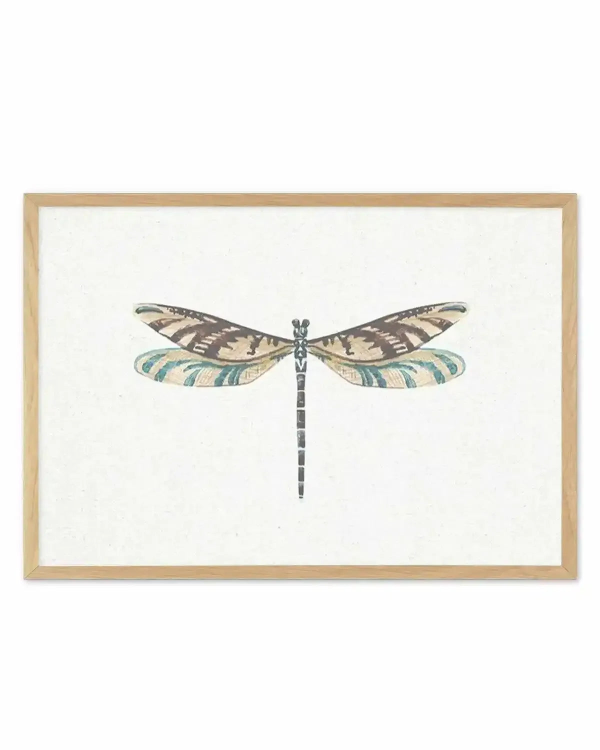 Dragonfly on Linen III Art Print from Olive et Oriel where you can shop wallpaper and artworks online