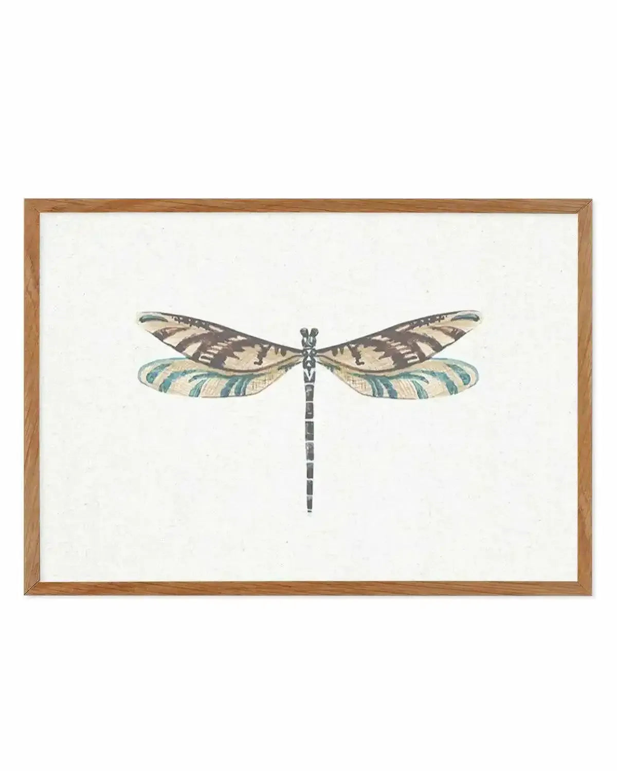 Dragonfly on Linen III Art Print from Olive et Oriel where you can shop wallpaper and artworks online