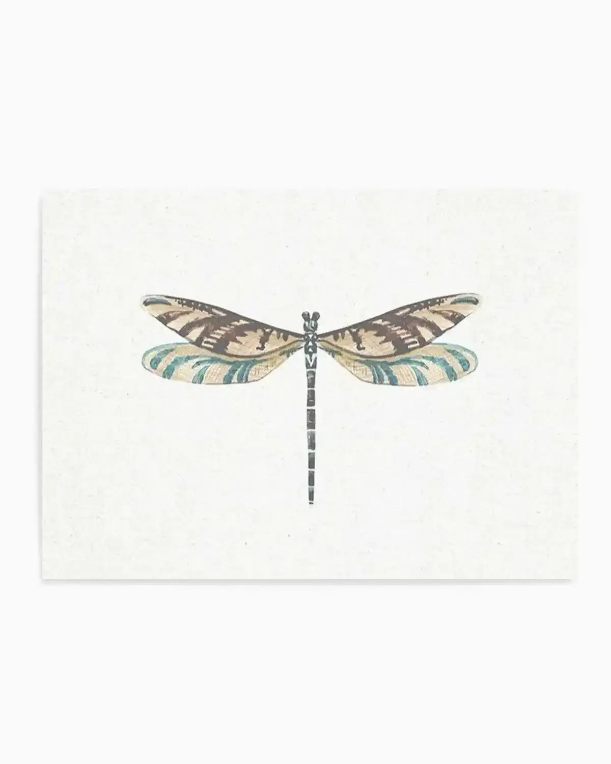 Dragonfly on Linen III Art Print from Olive et Oriel where you can shop wallpaper and artworks online