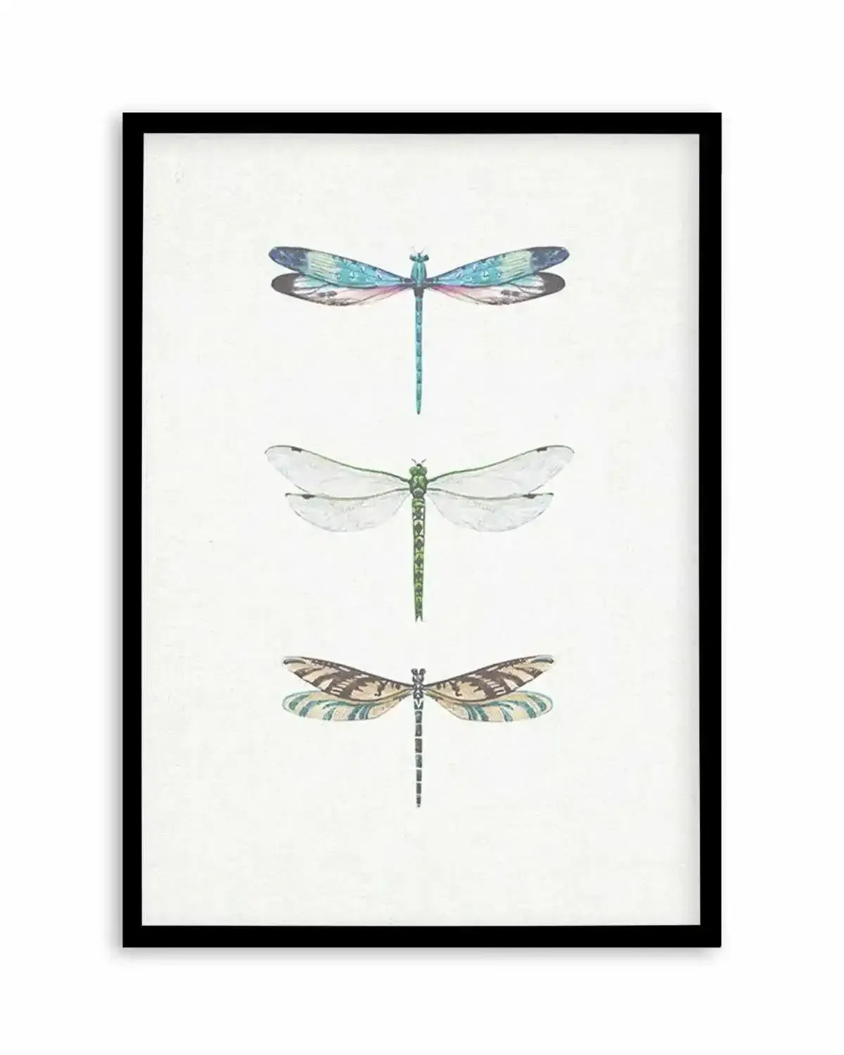 Dragonfly on Linen | PT Art Print from Olive et Oriel where you can shop wallpaper and artworks online