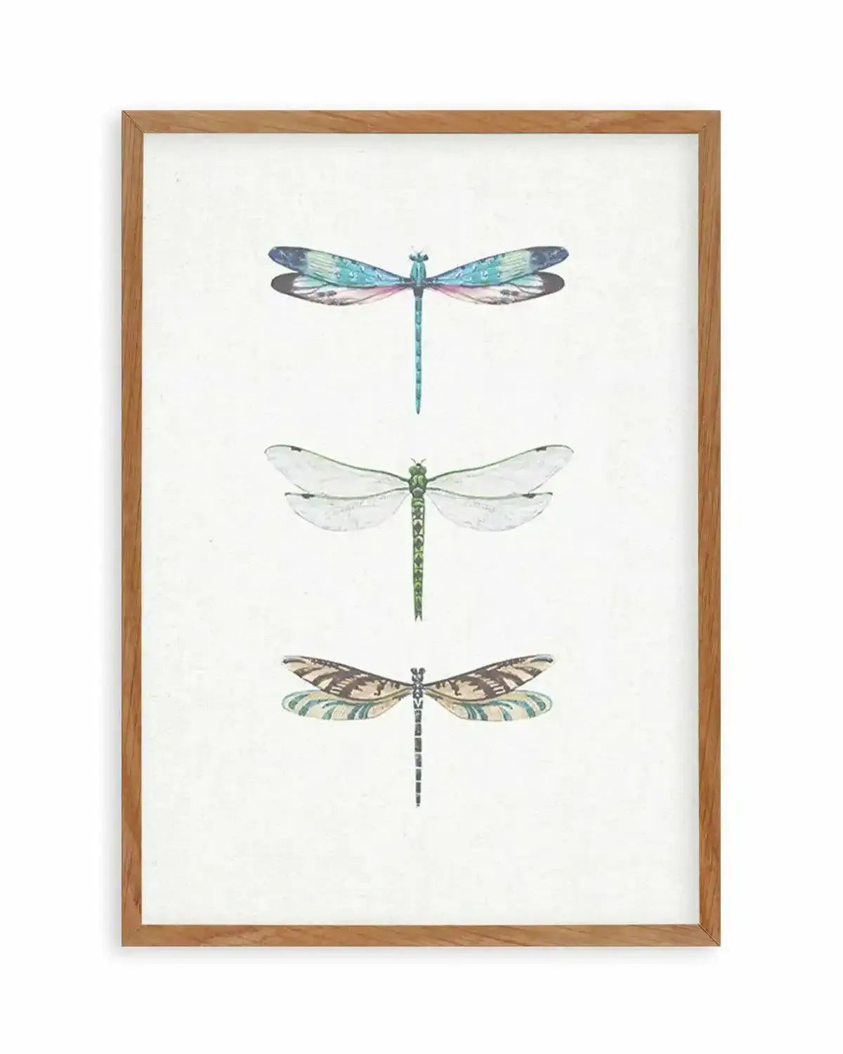 Dragonfly on Linen | PT Art Print from Olive et Oriel where you can shop wallpaper and artworks online