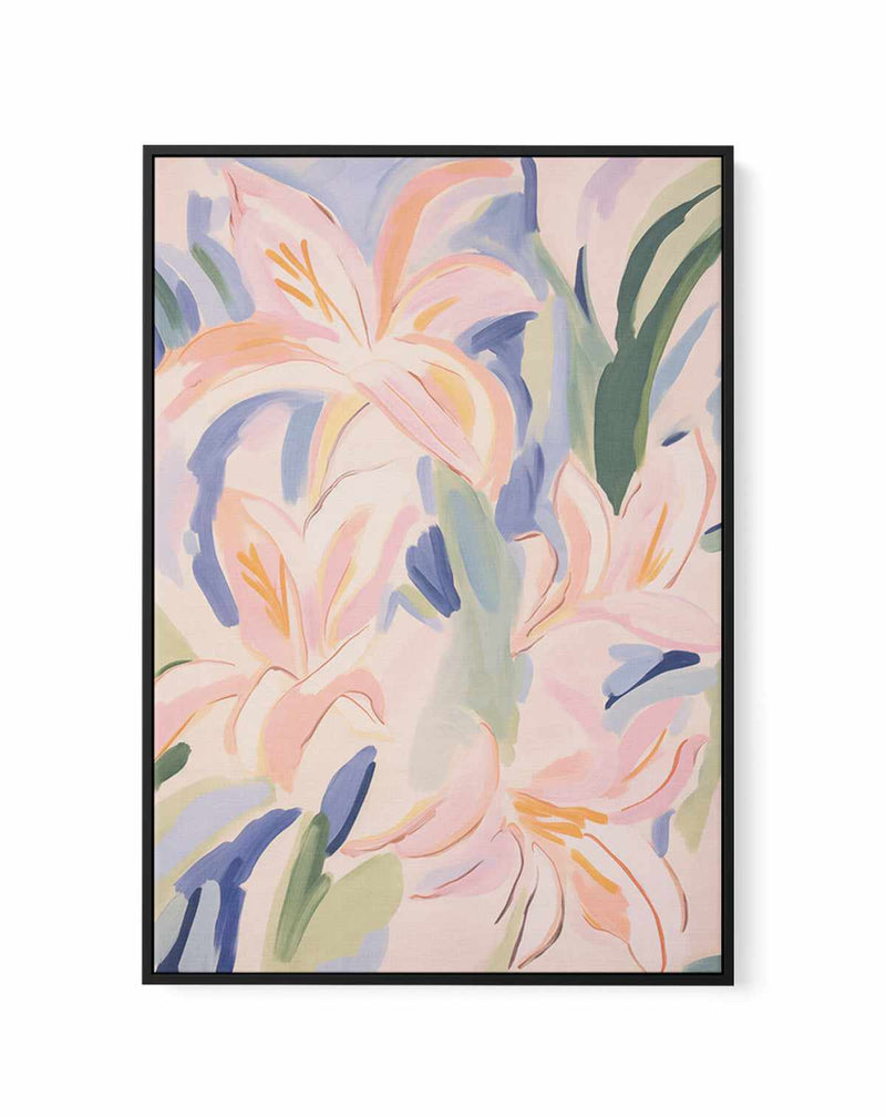 Dream Lillies I | Framed Canvas Art Print