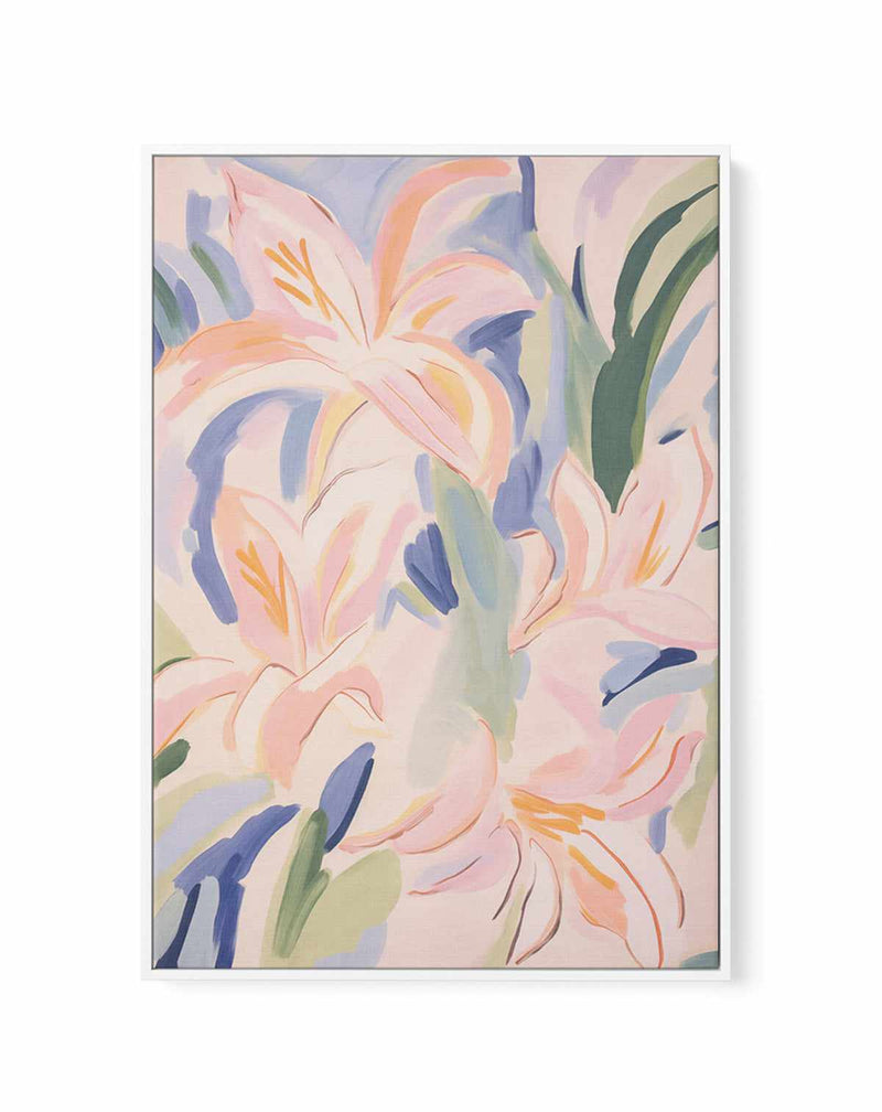 Dream Lillies I | Framed Canvas Art Print