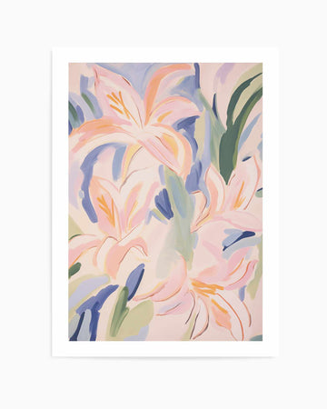 Dream Lillies I | Art Print from Olive et Oriel where you can shop wallpaper and artworks online