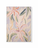 Dream Lillies II | Framed Canvas Art Print