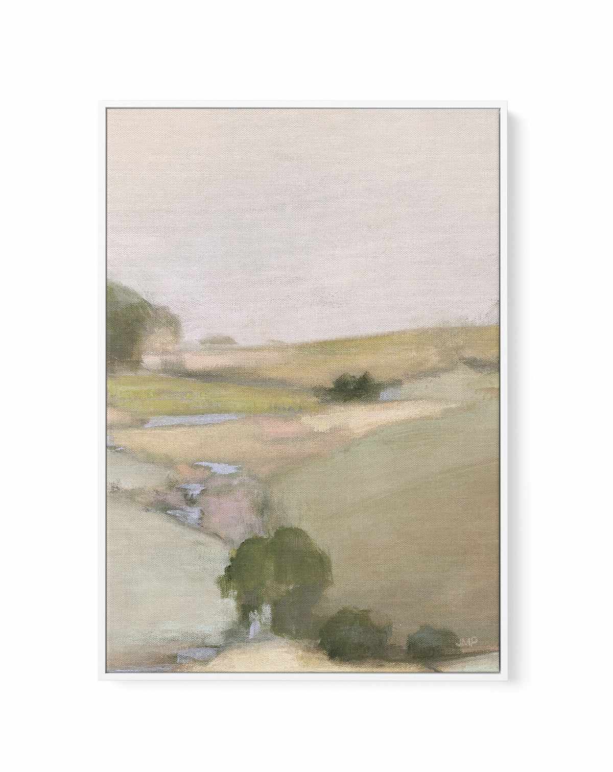 Dream Valley II Neutral Crop II | Framed Canvas Art Print