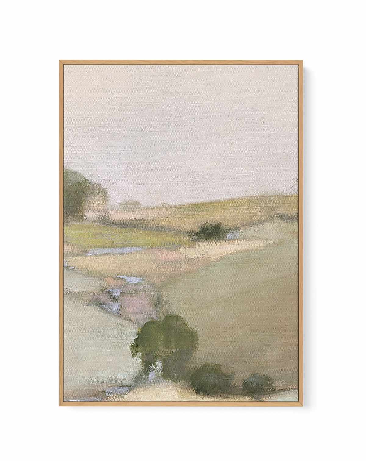 Dream Valley II Neutral Crop II | Framed Canvas Art Print