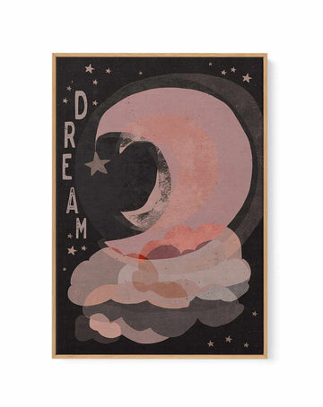 Dream (dark-version) By Treechild | Framed Canvas Art Print from Olive et Oriel where you can shop wallpaper and artworks online