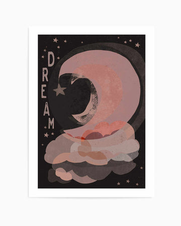 Dream (dark-version) By Treechild | Art Print from Olive et Oriel where you can shop wallpaper and artworks online