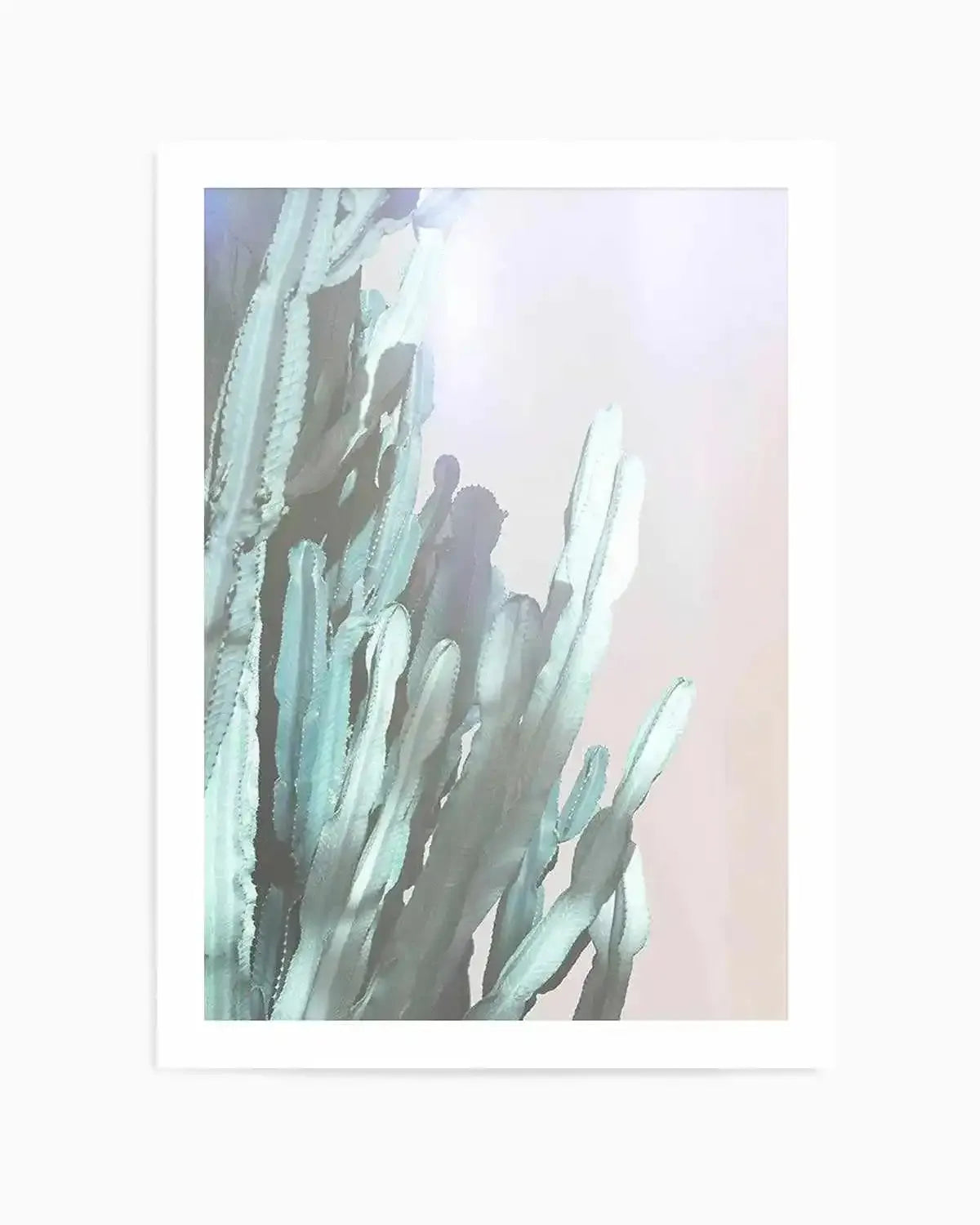 Dreamy Cactus I Art Print from Olive et Oriel where you can shop wallpaper and artworks online