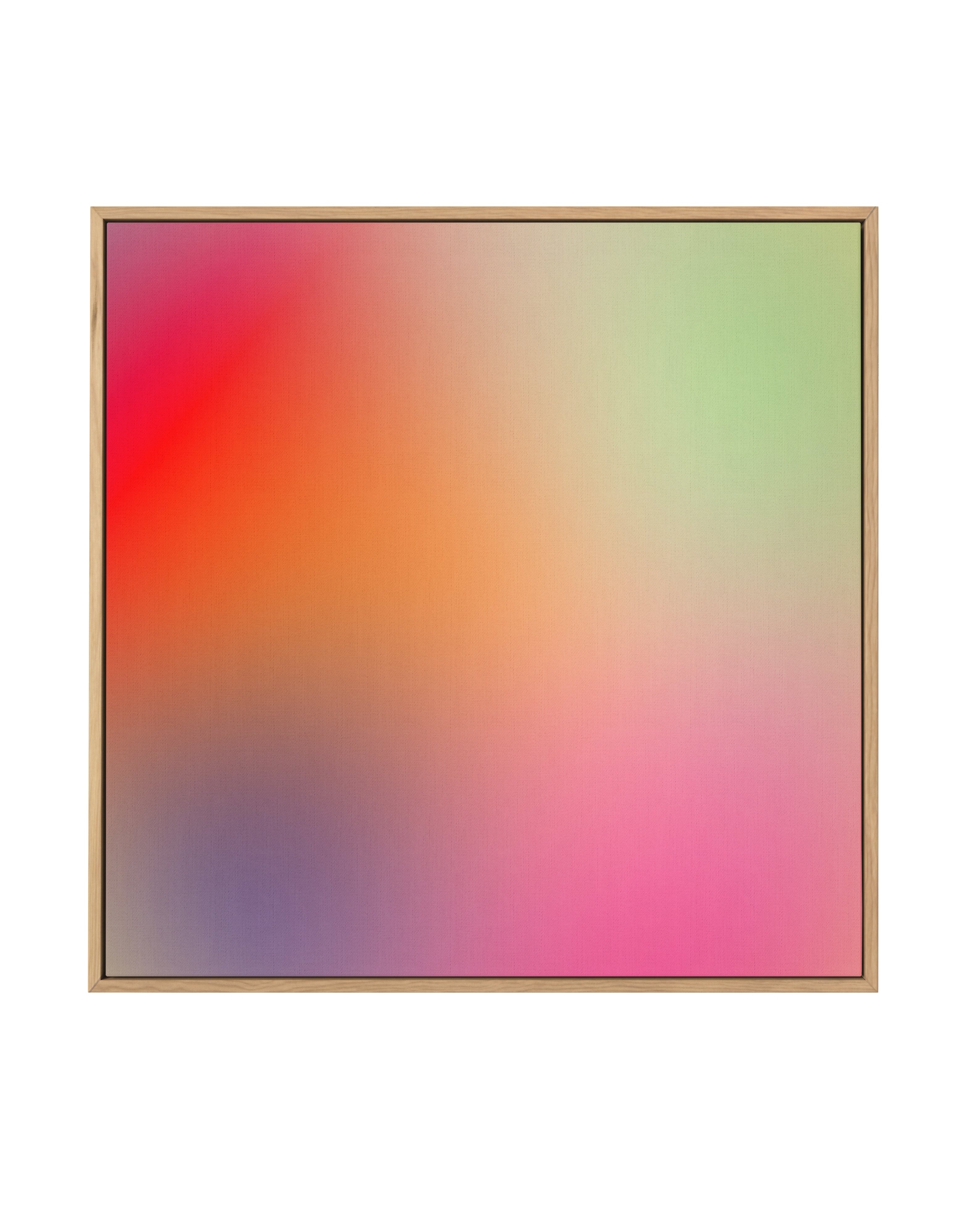 Dreamy Color Blend by Bilge Pakosylu | Framed Canvas Art Print