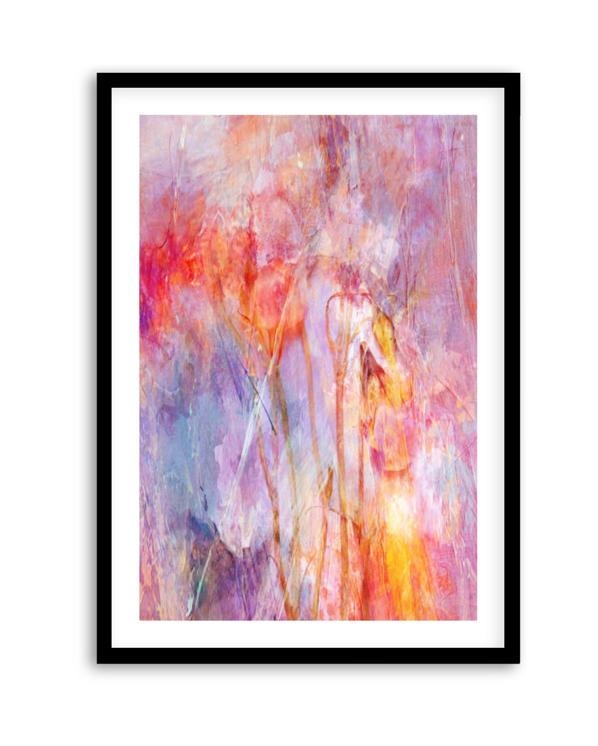 Dreamy Floral Abstract by Delphine Devos | Art Print