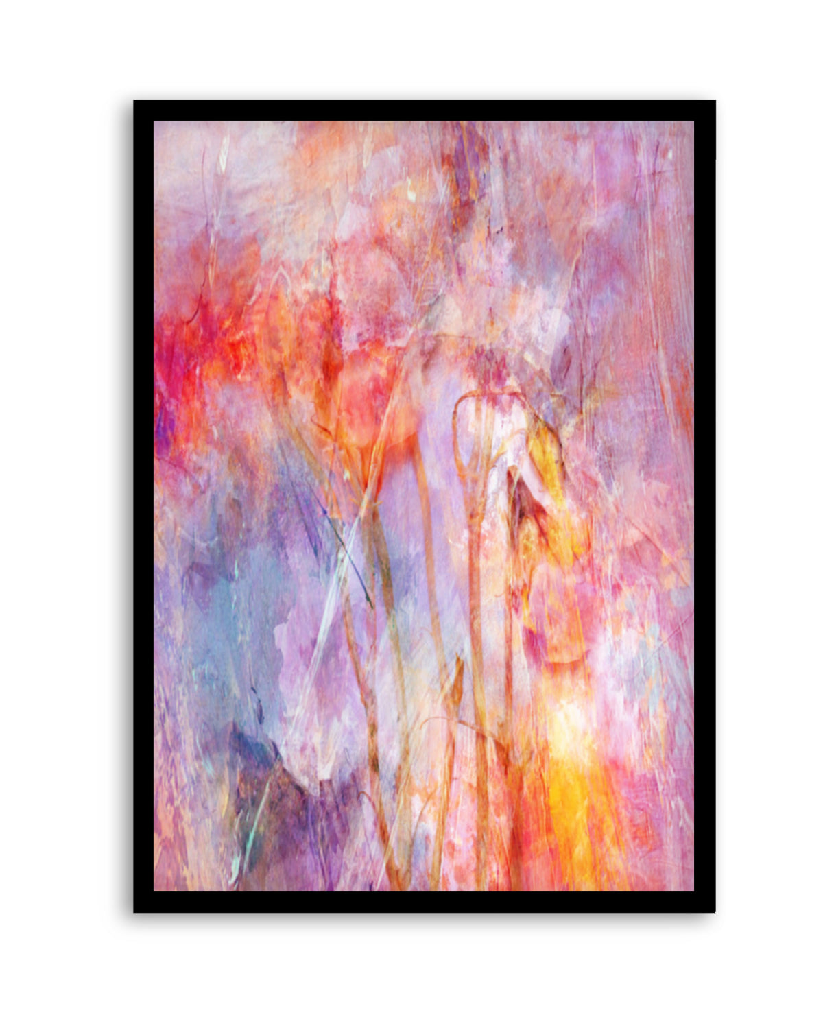 Dreamy Floral Abstract by Delphine Devos | Art Print