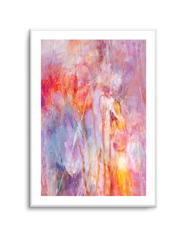 Dreamy Floral Abstract by Delphine Devos | Art Print
