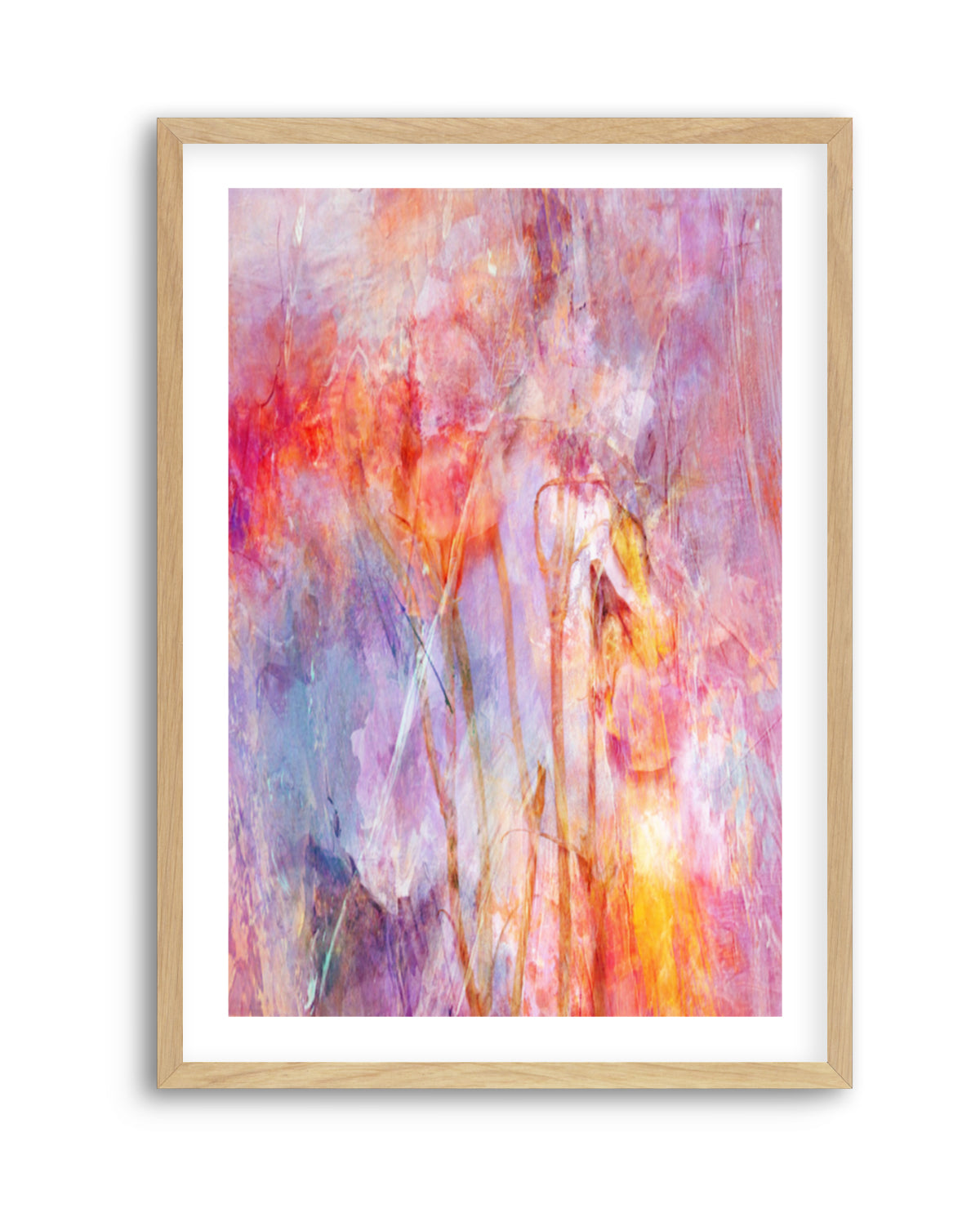 Dreamy Floral Abstract by Delphine Devos | Art Print