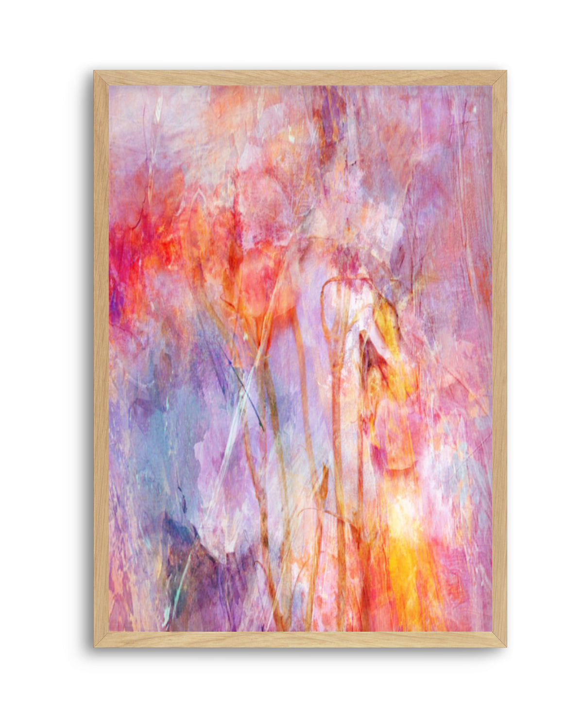 Dreamy Floral Abstract by Delphine Devos | Art Print